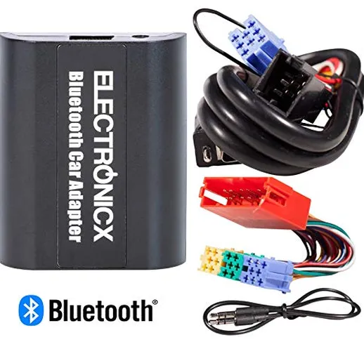 Electroncx Elec-BTA-VW8D Adattatore Vivavoce Bluetooth, Streaming musica via Bluetooth, Au...