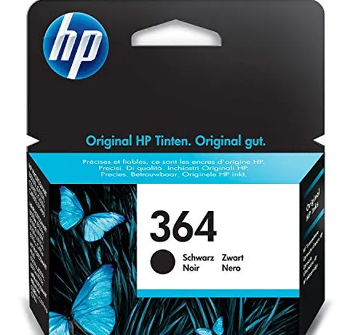 HP 364 - Cartuccia di inchiostro nero originale capacità standard 6 ml 250 pagine 1 confez...