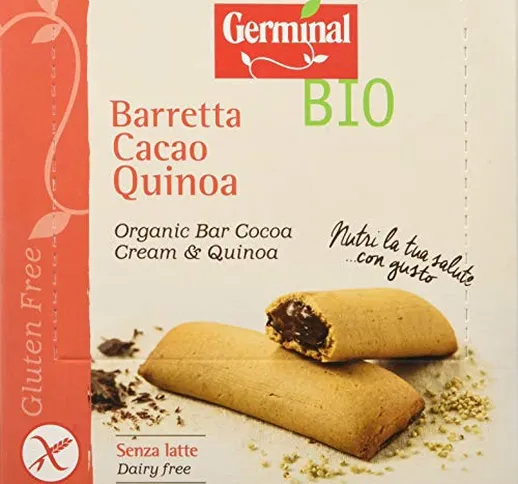 Germinal Bio Barretta Cacao Quinoa - 1800 gr, Senza glutine