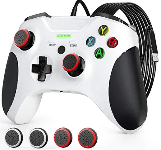 Controller per Xbox One, JORREP Wired Controller Gamepad per Xbox One S/X, PC Windows 7/8/...