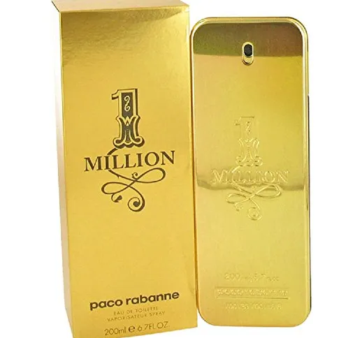 Paco Rabanne - One Million per uomo, 200 ml, eau de toilette spray