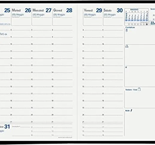 QUO VADIS 028121Q AGENDA SCOLASTICA Anno 2020-2021 UNIVERSITAIRE carta Riciclata lingua it...