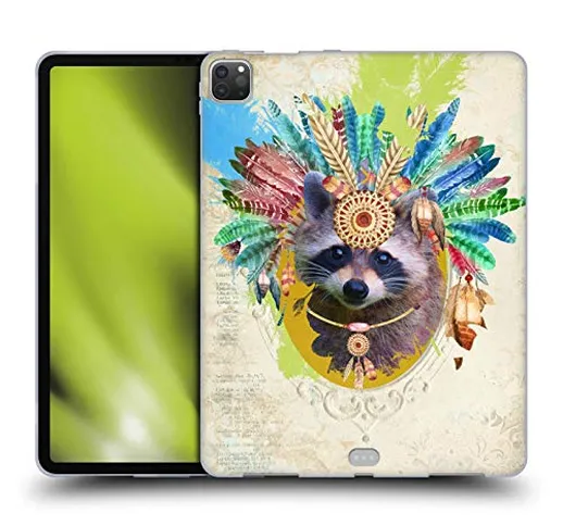 Head Case Designs Ufficiale Duirwaigh Procione Animali Boho Cover in Morbido Gel Compatibi...