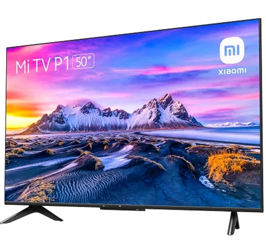 Xiaomi Mi Smart TV P1 50 Pollici, UHD, senza Cornice, Android 10.0, Dolby Vision, HDR10+,H...