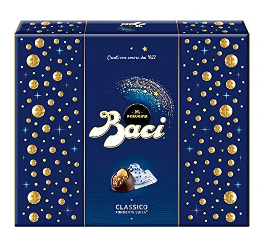 Baci Perugina Classico Cioccolatini Fondenti al Gianduia e Nocciola Intera Scatola Regalo...