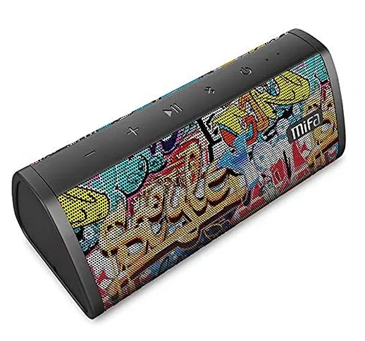 MIFA Soundbox Altoparlante Bluetooth 10 W, Tecnologia TWS e DSP, IP45 Impermeabile, Micro...