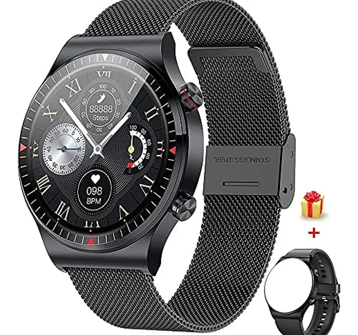 GaWear Smartwatch Uomo Orologio Fitness, Chiamata Bluetooth, Cardiofrequenzimetro da Polso...