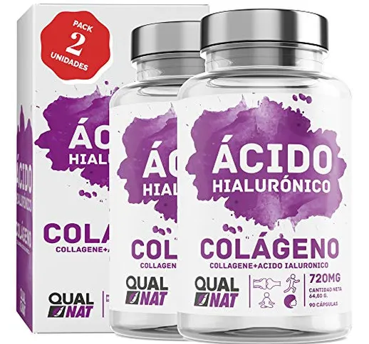collagene marino con acido ialuronico - Collagene con vitamina C e zinco per contribuire a...