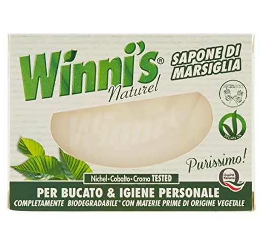 Winni's Naturel - Sapone di Marsiglia - 4 saponette da 250 g [1 kg]