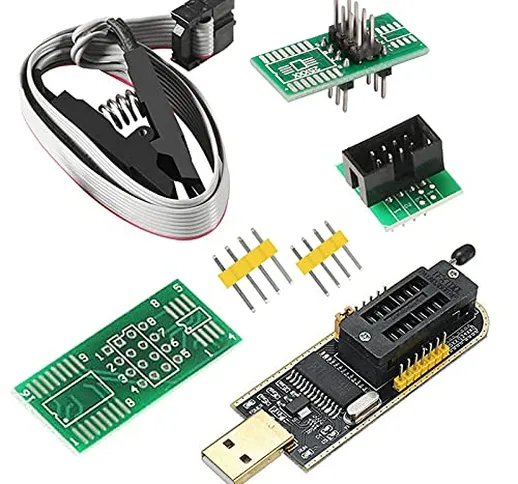 SOIC8 SOP8 Flash Chip IC CH341A USB Programmer Flash BIOS Chip Modulo programmatore USB (p...