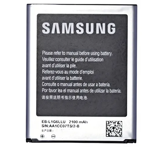 Samsung – Batteria – 2100 mAh – per Samsung I9300 Galaxy S3 – I9305 – LTE -