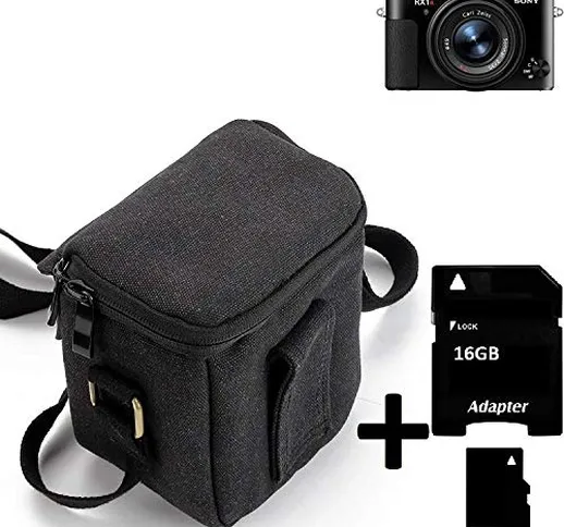 K-S-Trade per -Sony Cyber-Shot DSC-RX1R II- Macchina Fotografica Spalla Sacchetto Trasport...