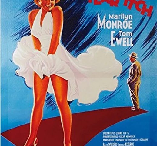 Desconocido Genérico – Marilyn Monroe The Seven Year Itch Picture ON Linen Canvas 50 x 70