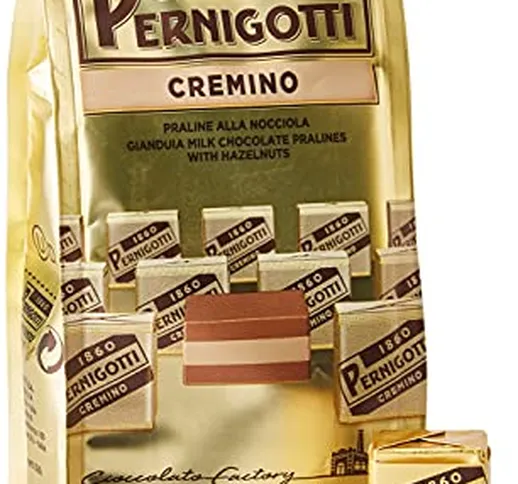 Pernigotti, Praline Cremino di Cioccolato Gianduia, con uno Strato di Crema alle Nocciole,...