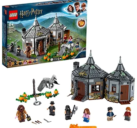 LEGO Harry Potter La Capanna di Hagrid: Il Salvataggio di Fierobecco, Playset con la Figur...
