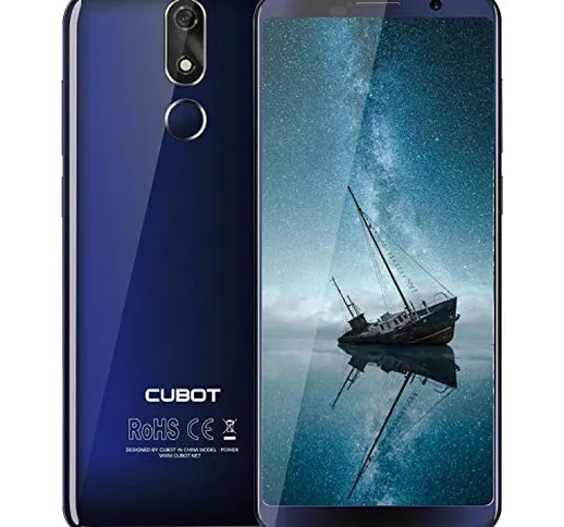 CUBOT POWER Smartphone 5.99 Pollici FHD, 2168 * 1080px, 128GB ROM 6GB RAM, 6000mAh, Androi...