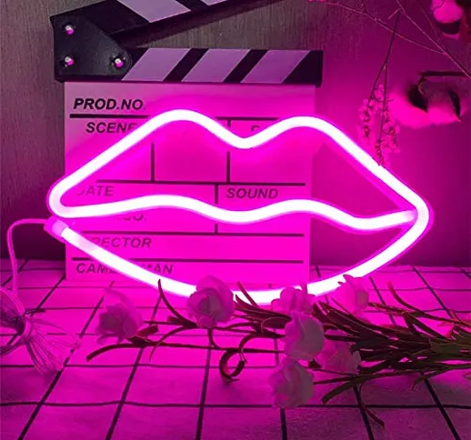 LED Rosa Neon Light, Creare Compleanno, Feste Festive, Scene di Proposte Romantiche, adatt...