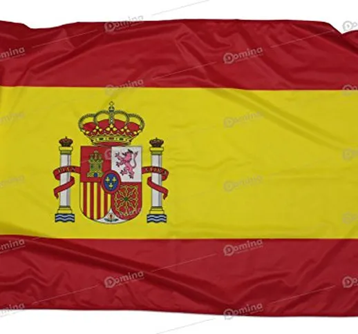 Bandiera Spagna 225x150 cm in Tessuto Nautico Antivento da 115g/m², Bandiera Spagnola 225x...