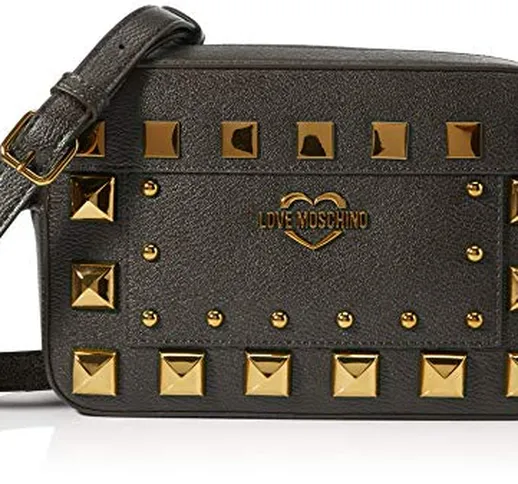 Love Moschino JC4286PP0BKO0, Borsa A Spalla Donna, Nero, Normale