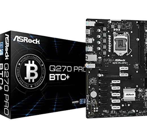 Asrock Q270 Pro BTC+ Intel® Q270 LGA 1151 (Socket H4) ATX