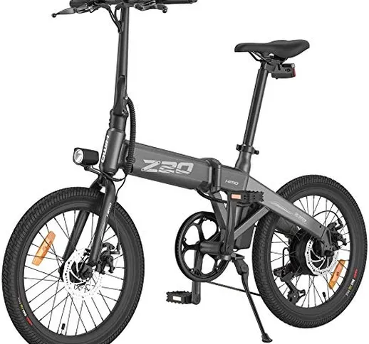 HIMO Z20 Bicicletta elettrica pieghevole Bicicletta elettrica Power Assist Adulto 20"80 km...