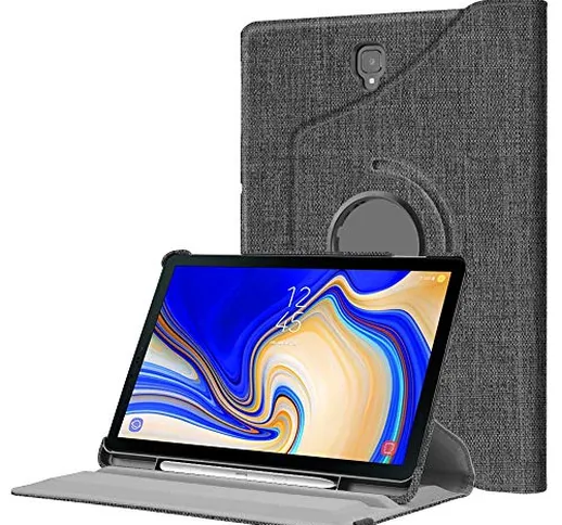 FINTIE Custodia per Samsung Galaxy Tab S4 10.5 2018 Modello SM-T830/T835, Girevole 360 Gra...