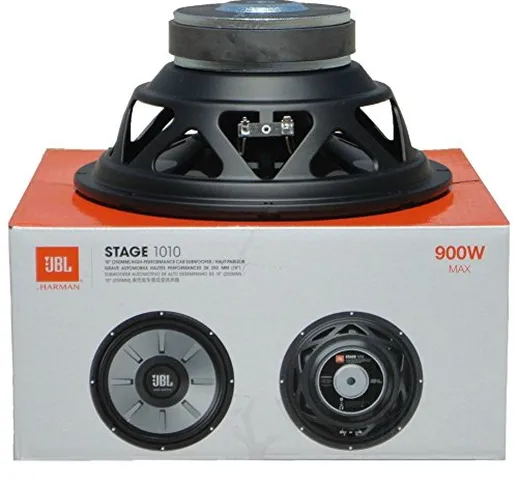 SUBWOOFER JBL STAGE 1010 STAGE1010 DA 25 CM 250 MM 10" SINGOLA BOBINA DA 4 OHM DA 225 WATT...