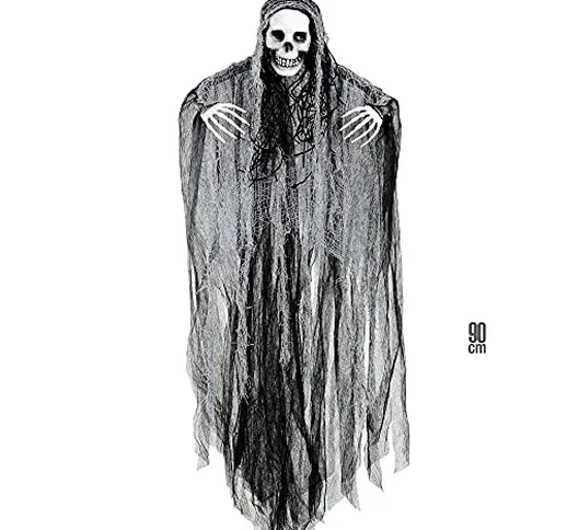 Widmann Grim Reaper per Adulti, Grigio, 90 cm, VD-WDM01383