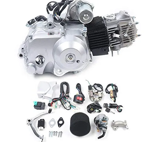 Motore 125cc Semi Auto Engine 4 Speed Orizzontale Singolo Cilindro 4 Tempi Aeratore Motore...