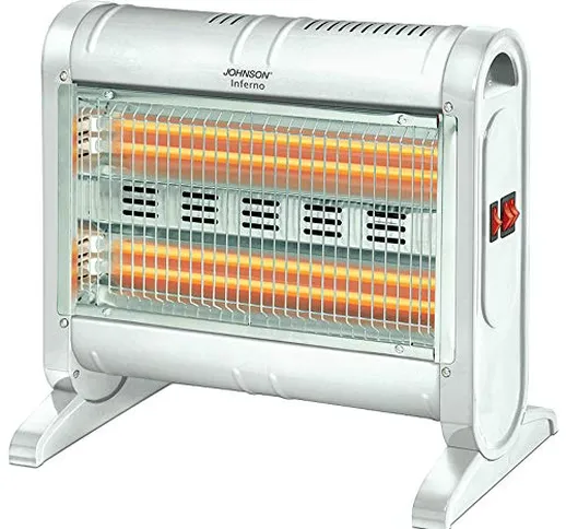 Palucart Stufa quarzo basso consumo elettrica inferno 1600w con ventola integrata termoven...