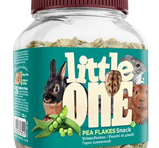 Little One Snack Pea Flakes per piccoli animali, 230 g