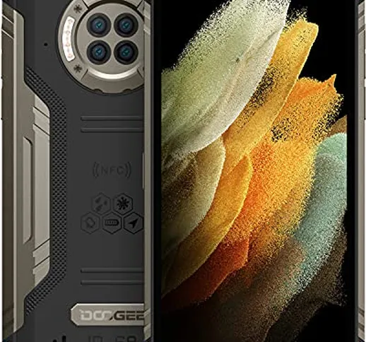 DOOGEE S96 Pro Rugged Smartphone 8GB RAM + 128GB ROM, Visione Notturna 20MP, 48MP Quad Fot...