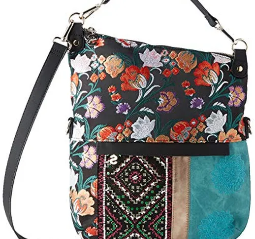 Desigual 19WAXA66, Borsa a tracolla Donna 35.5x3x31 cm (B x H x T)