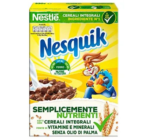 Nesquik Cereali Palline di Cereali Integrali al Cioccolato, 330 g
