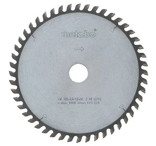 Metabo - Wz - hw disco/ct taglio sega circolare (250 x 30.60, angolo di 15 °)