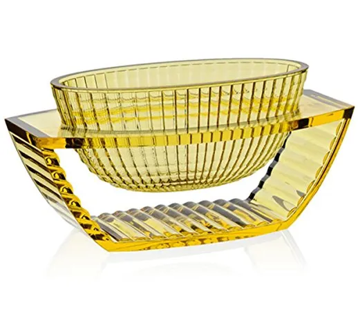 Kartell, 1218E1 - Vaso "U Shine", Colore: Giallo