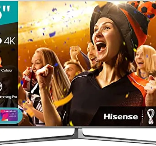 Hisense 65U82GQ - Smart TV 65 Pollici 4K ULED DVB-T2 Wi-Fi