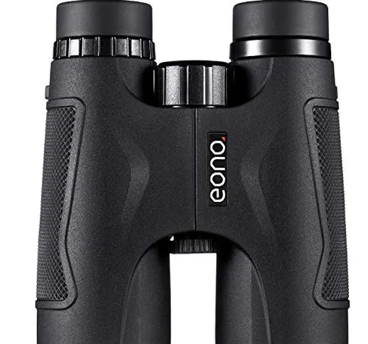 Amazon Brand – Eono Binocolo 10x42, Binocolo per adulti Birdwatching, Binocolo da viaggio...