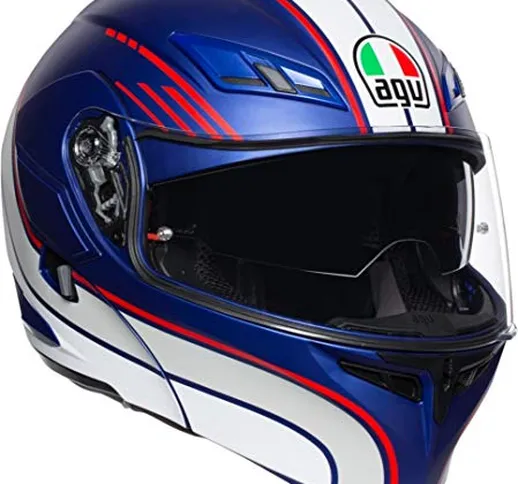 CASCO COMPACT ST AGV MULTI PLK BOSTON MATT BLUE/WHITE/RED XL