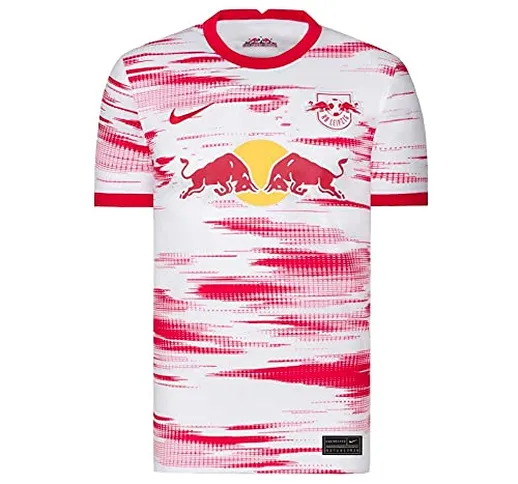 Nike - RB Leipzig Stagione 2021/22 Maglia Home Attrezzatura da gioco, M, Uomo