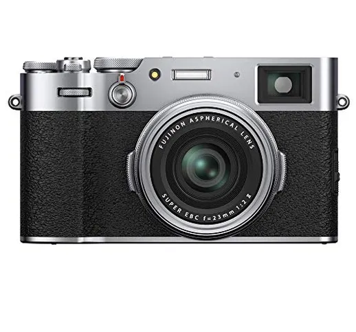 Fujifilm X100V Fotocamera Digitale Compatta 26Mp, Sensore X-Trans Cmos 4, Obbiettivo 23Mmf...