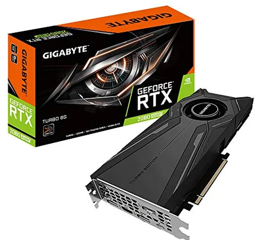 Gigabyte GeForce RTX 2080 Super Turbo 8GB GDDR6/PCI Express 3.0/1815MHz/15500MHz), GV-N208...