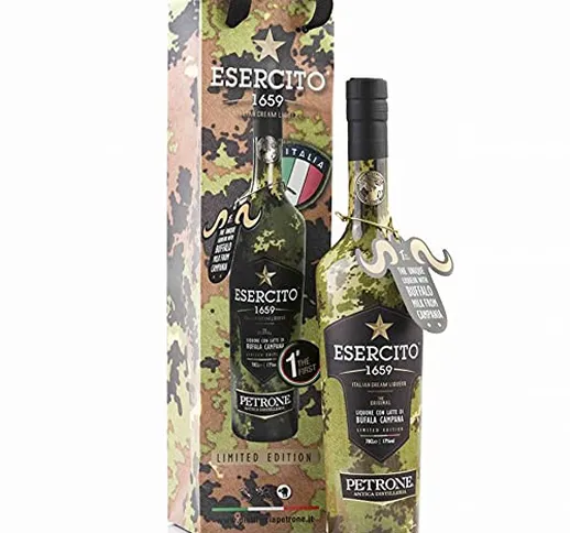 Guappa | Liquore Cremoso | Latte di Bufala Campana | Bottiglia Celebrativa Esercito Italia...