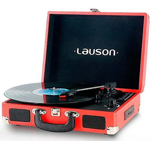 Lauson XXVT3 Giradischi Vinili Vintage | Converte il Vinile MP3 | Giradischi Bluetooth USB...