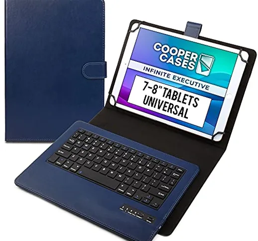 Cooper Infinite Esecutiva Custodia Tastiera per 7-8 pollice Tablet | Universale | 2-in-1 B...