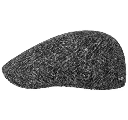 Stetson Coppola Herringbone Ivy Uomo - Made in Germany Cappello Invernale Berretto Piatto...