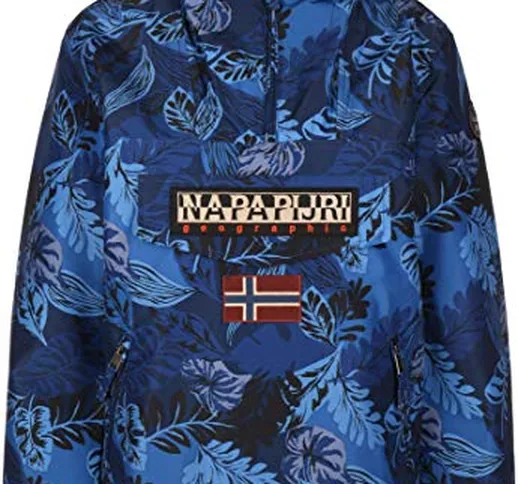 NAPAPIJRI Rainforest S W PRT 1 Giacca, Multicolore (Blue Foliage FS Fs11), S Donna