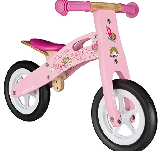 BIKESTAR Bicicletta Senza Pedali in Legno 2 - 3 Anni per Bambino et Bambina ★ Bici Senza P...