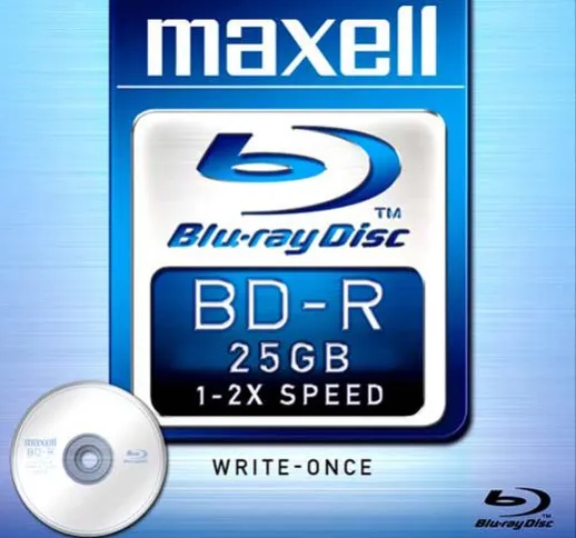 Maxell BD-R 25GB Blu-ray registrabile (BD-R) - Confezione da 1