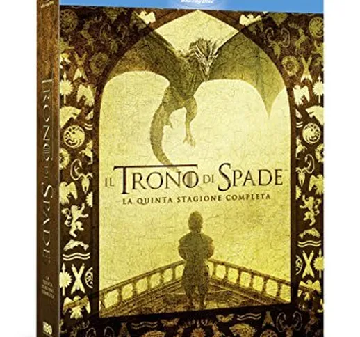 Il Trono di Spade Stagione 5 (4 Blu-Ray)-Cofanetto Blu-Ray con slipcase in cartone